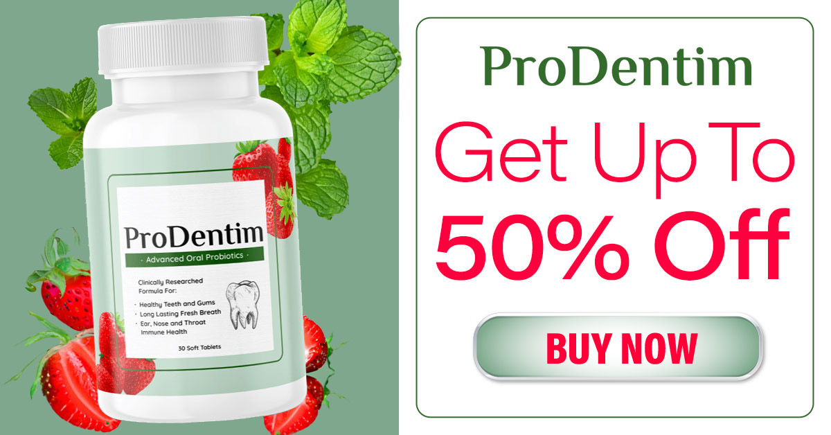 Prodentim 50% Off Banner